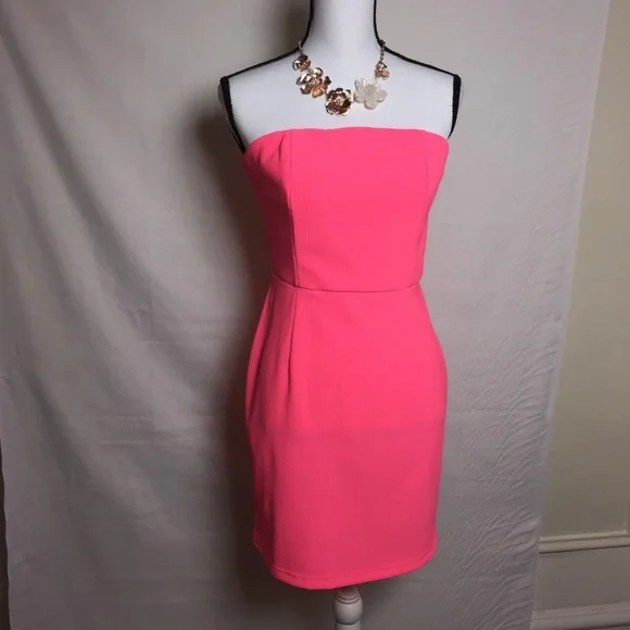 Kenedik Dresses | New Hot Pink Kenedik X Back Tube Dress | Color: Pink | Size: L | Hell0_Beautiful's Closet Kenedik Dresses | New Hot Pink Kenedik X Back Tube Dress | Color: Pink | Size: L | Hell0_Beautiful's Closet